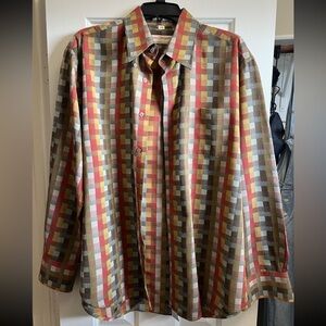 Vintage Chinese Button Up Shirt